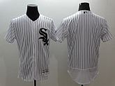 Chicago White Sox Customized Men's White(Black Strip) Flexbase Collection Stitched Baseball Jersey,baseball caps,new era cap wholesale,wholesale hats